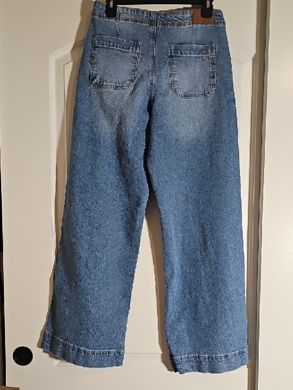 Roxy Mid-Blue Wide-Leg High-Rise Jeans - Picture 5 of 6